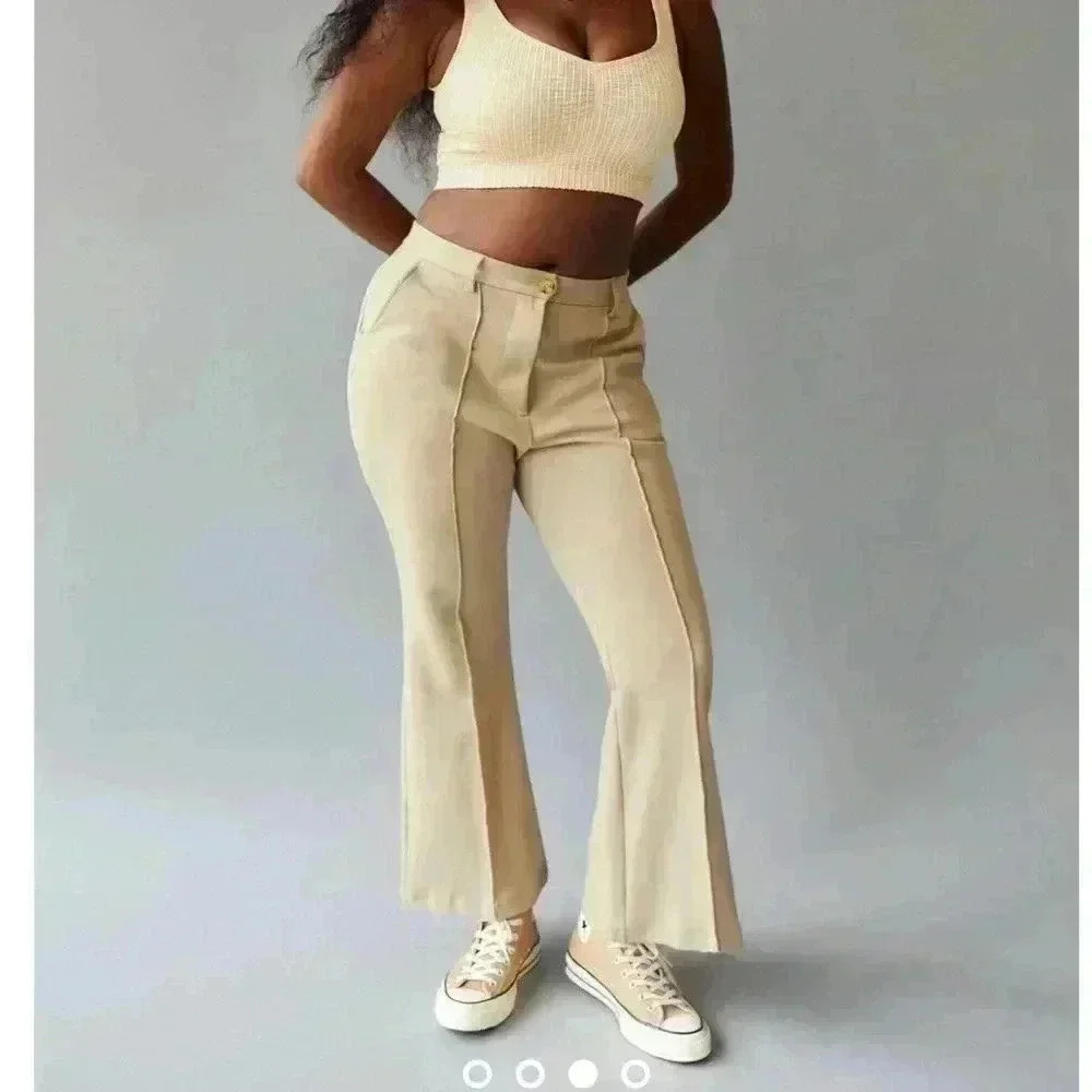 Urban Outfitters Isabella Ponte High-Waisted Flare Pant